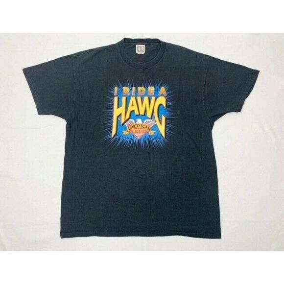 Vintage Motorcycle T-Shirt XL Black American Biker Venice LA Single Stitch - Picture 1 of 8